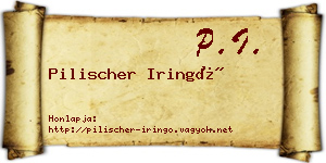 Pilischer Iringó névjegykártya